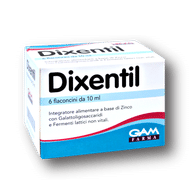 Integratore Dixentil con zinco e fermenti lattici, 6x10ml