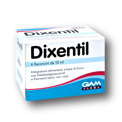 Integratore Dixentil con zinco e fermenti lattici, 6x10ml