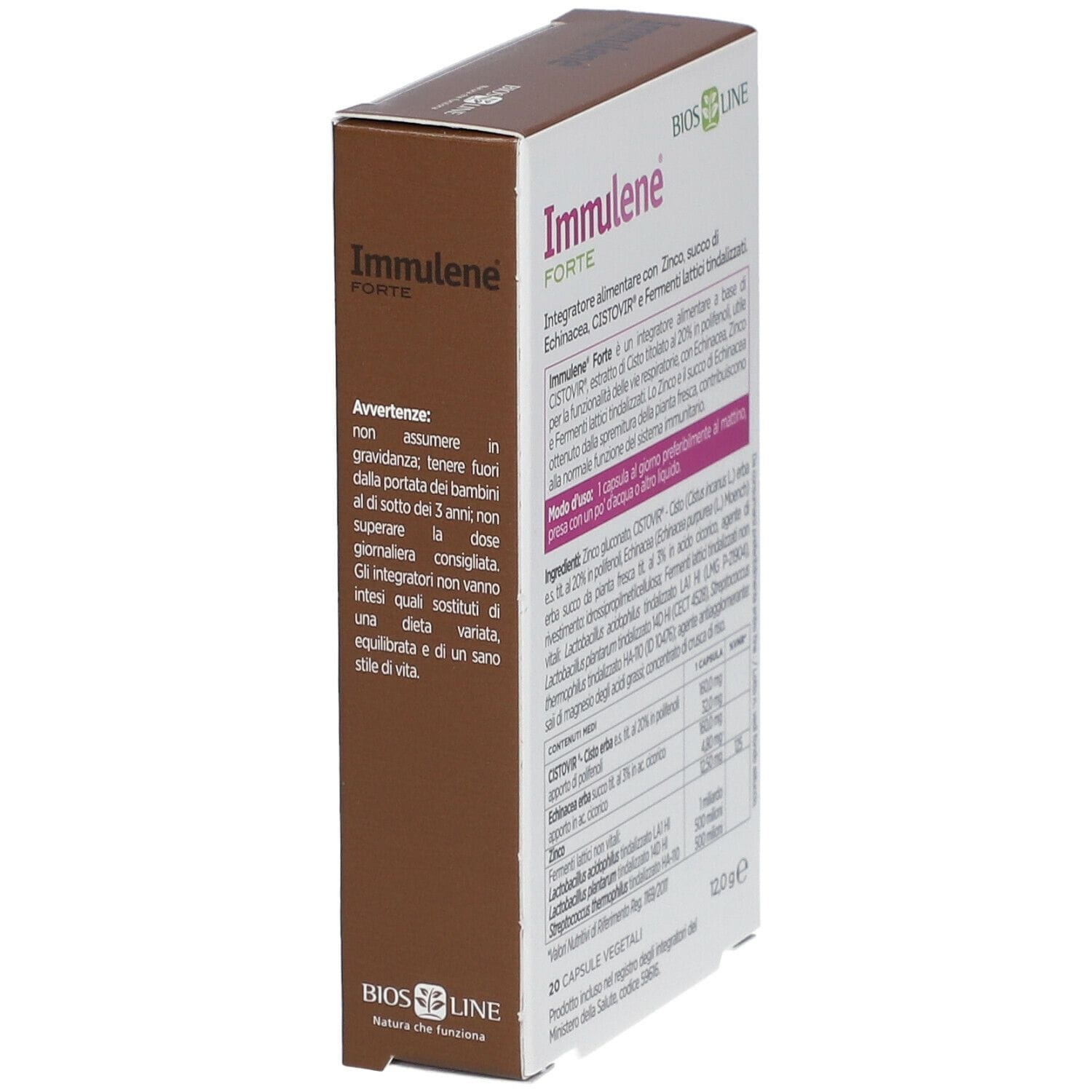 BIOSLINE IMMULENE FORTE 20 CAPSULE