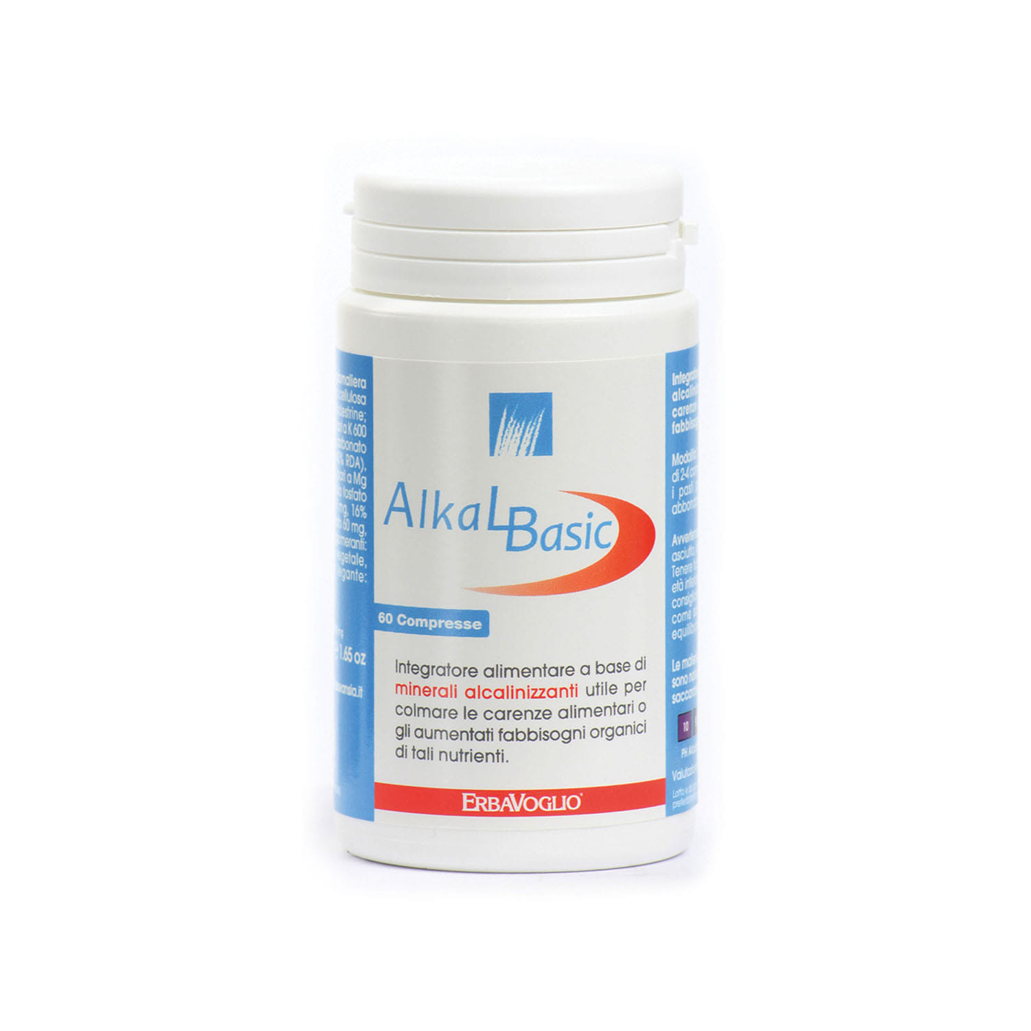 Integratore Alkal Basic con minerali alcalinizzanti, 60 compresse