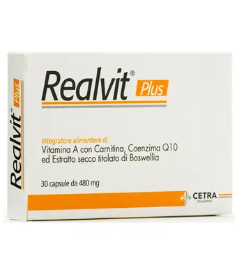 REALVIT PLUS 30 CAPSULE DA 480 MG REALVIT PLUS 30 CAPSULE DA 480 MG