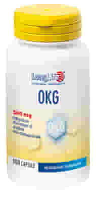 Integratore LongLife OKG 500mg per il metabolismo, 100 capsule