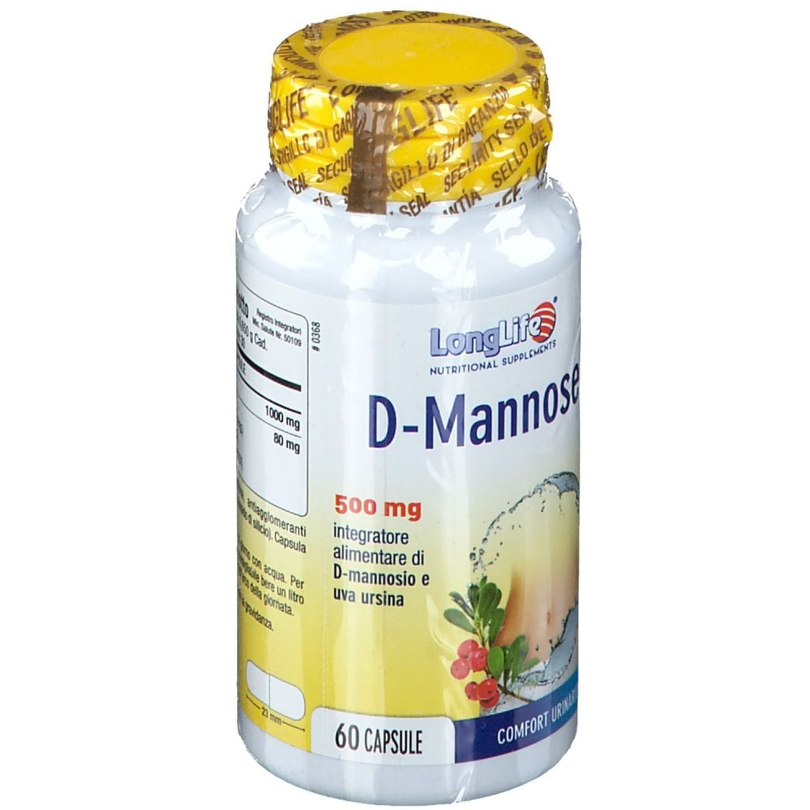 LONGLIFE D-MANNOSE 60 CAPSULE