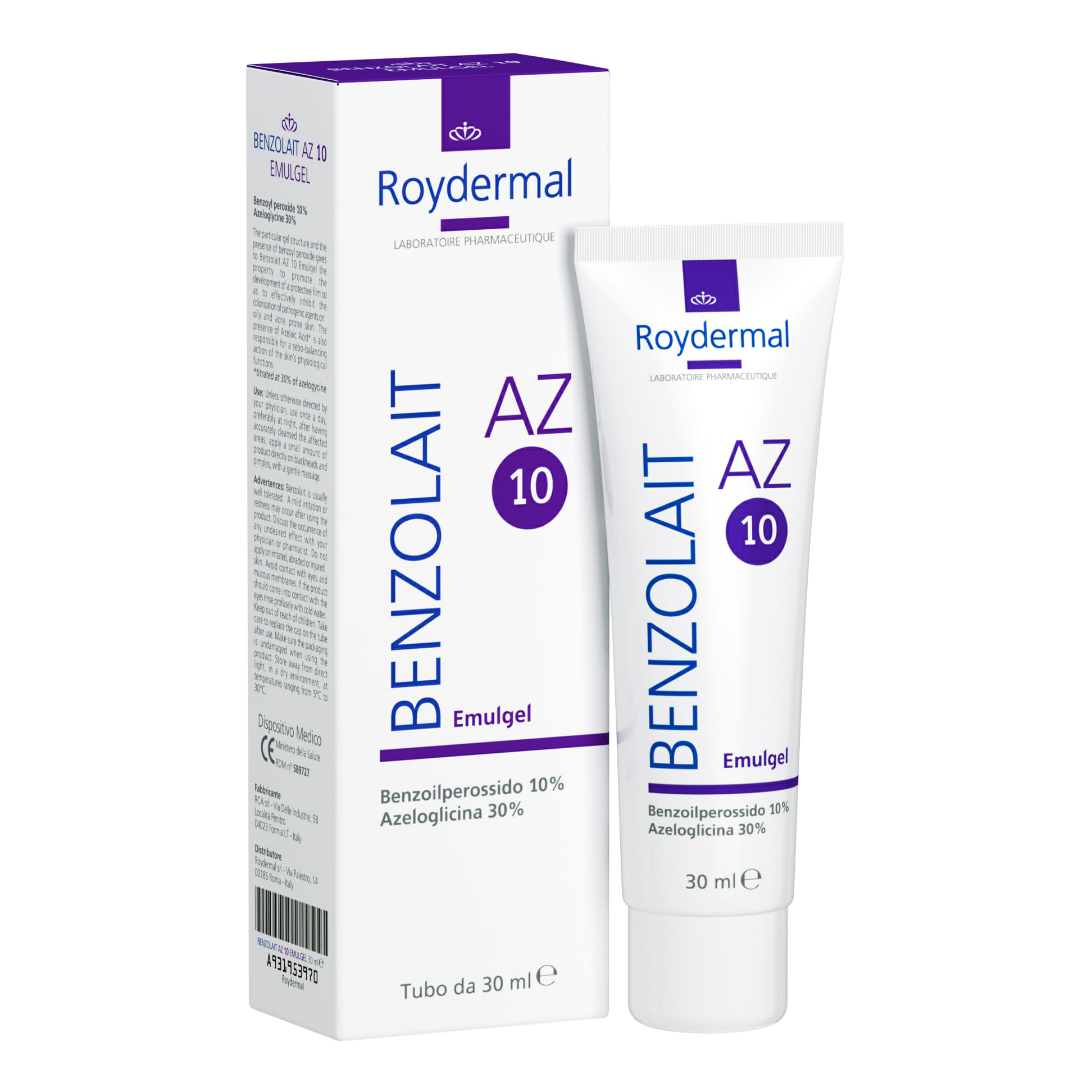 BENZOLAIT AZ 10 EMULGEL 30 ML