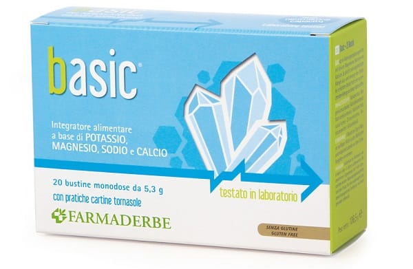 Integratore Nutrabasic Basic con sali minerali, 20 bustine