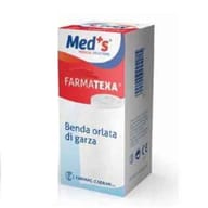 Benda orlata in garza Farmatexa 7cm x 5m, medicazione