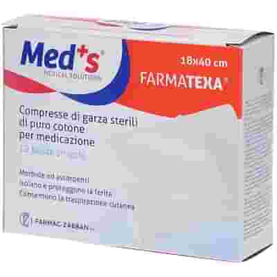GARZA COMPRESSA MEDS FARMATEXA 12/8 18X40CM 12 PEZZI
