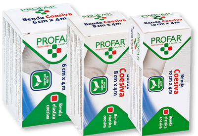 Benda Coesiva Profar 6cm x 4m per medicazioni e articolazioni