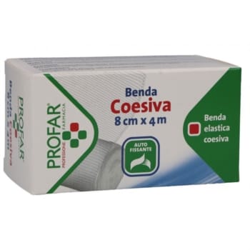 Benda Coesiva Profar 8cm x 4m per medicazioni e articolazioni