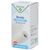 Benda Coesiva Profar 10x4m per medicazioni e articolazioni