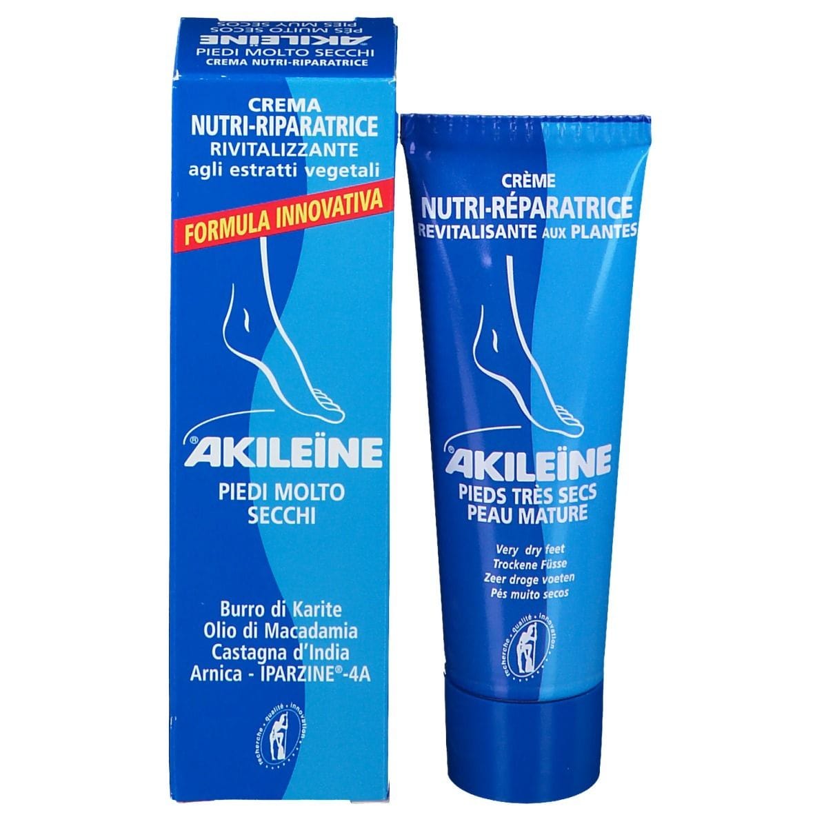 Crema Akileine Blu per piedi secchi e screpolati, 50ml