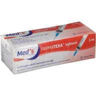 Siringhe monouso MEDS 5ml 14G con ago, 10 pezzi