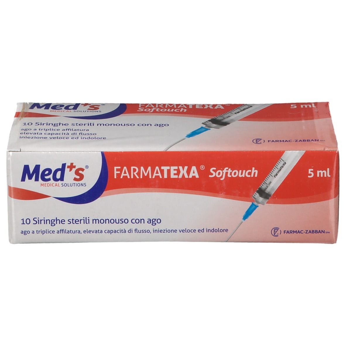 Siringhe monouso MEDS 5ml 14G con ago, 10 pezzi