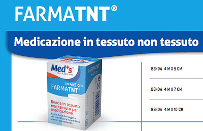 BENDA MEDS FARMATESSUTO NON TESSUTO TESSUTO NON TESSUTO 400X10CM