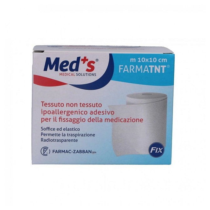 Cerotto Meds Tessuto Non Tessuto Fix Ipoallergenico Adesivo 1000 X10 Cm