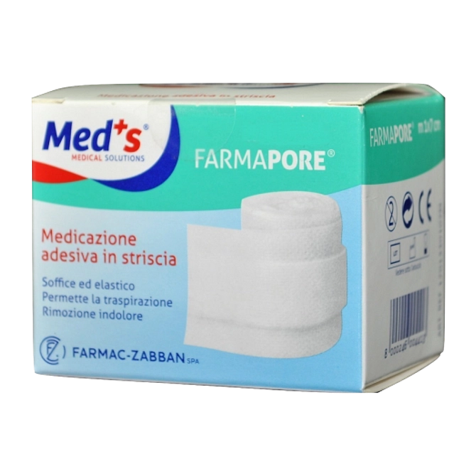 Medicazione Meds Pore Autoadesiva Tessuto Non Tessuto M 1 X10 Cm