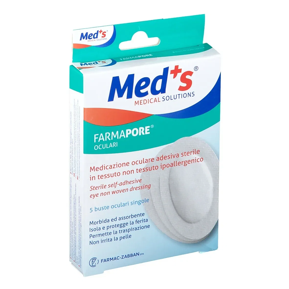 Medicazione Adesiva Meds Oculare 5 Pezzi