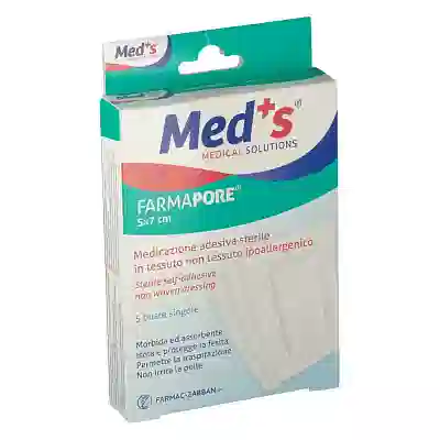 MEDICAZIONE ADESIVA MEDS 5X7CM 5 PEZZI