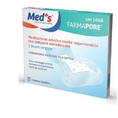 MEDICAZIONE MEDS PORE ADESIVA IMPERMEABILE 10X15CM 5 PEZZI MEDICAZIONE MEDS PORE ADESIVA IMPERMEABILE 10X15CM 5 PEZZI