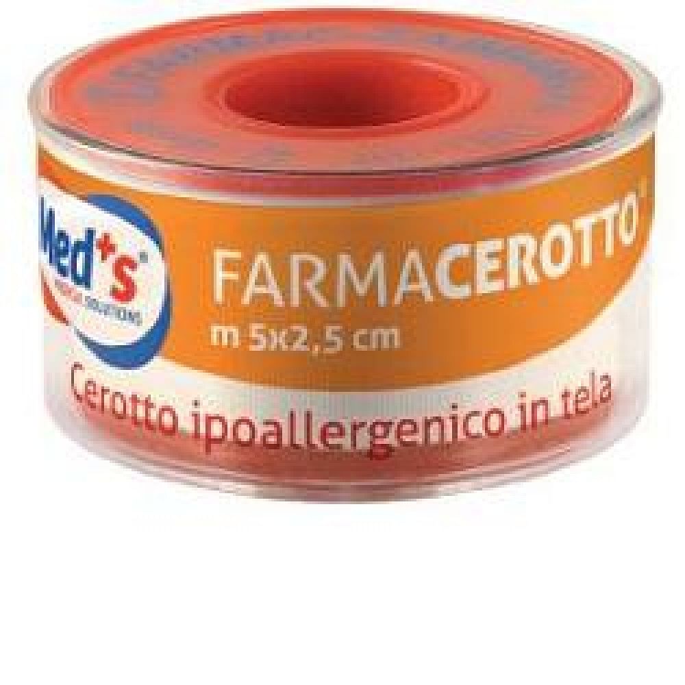 Cerotto Meds Ipoallergenico Tela 500 X1,25 Cm