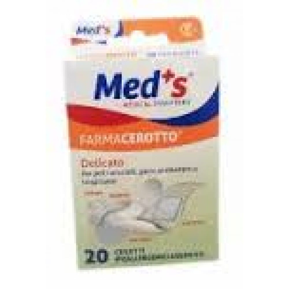 Cerotto Meds Farma Delicato in TNT Assortiti, 20 Pezzi