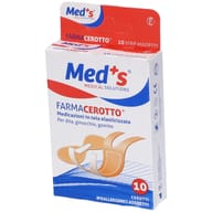 Cerotti Med+S Farmacerotto tela ipoallergenici, 10 pezzi