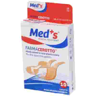 Cerotti Med+S Farmacerotto tela ipoallergenici, 10 pezzi
