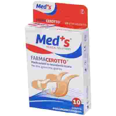 CEROTTO MEDS STRIP TELA IPOALLERGENICO ELASTICIZZATO ASSORTITI 10 PEZZI