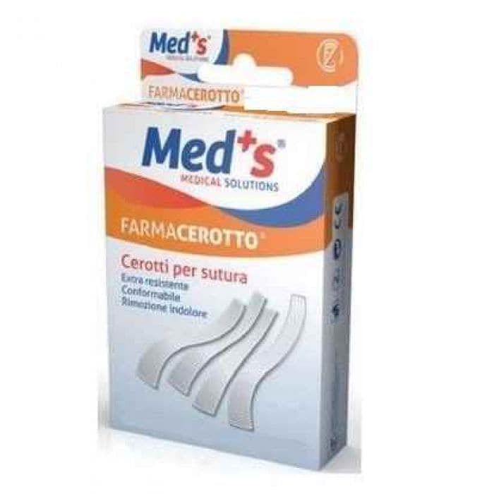 Cerotto Meds Per Sutura 6,4 X76 Mm 6 Pezzi