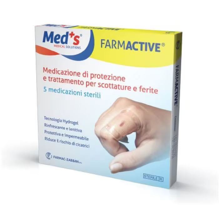 Cerotto Farmactive Scottature 5 Pezzi Misure Miste