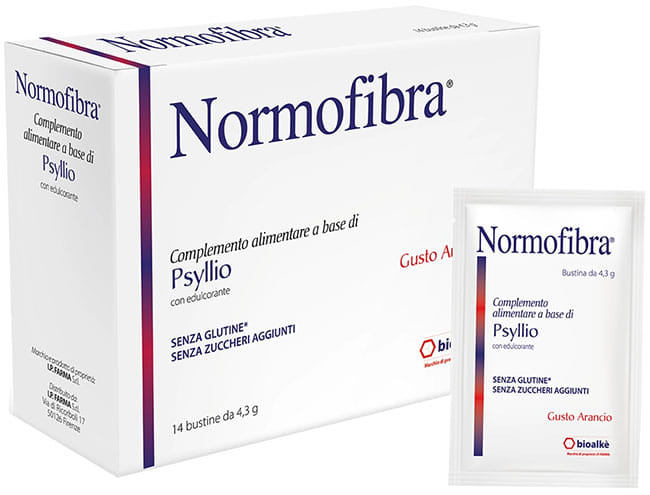 Integratore Normofibra al Psyllio per il transito, 14 bustine