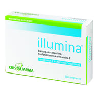 Integratore Illumina Cristalfarma per la memoria, 20 compresse