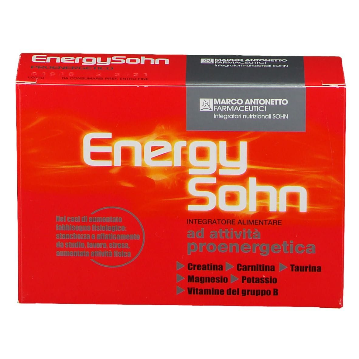 Integratore EnergySohn vitamine e minerali, 12 bustine