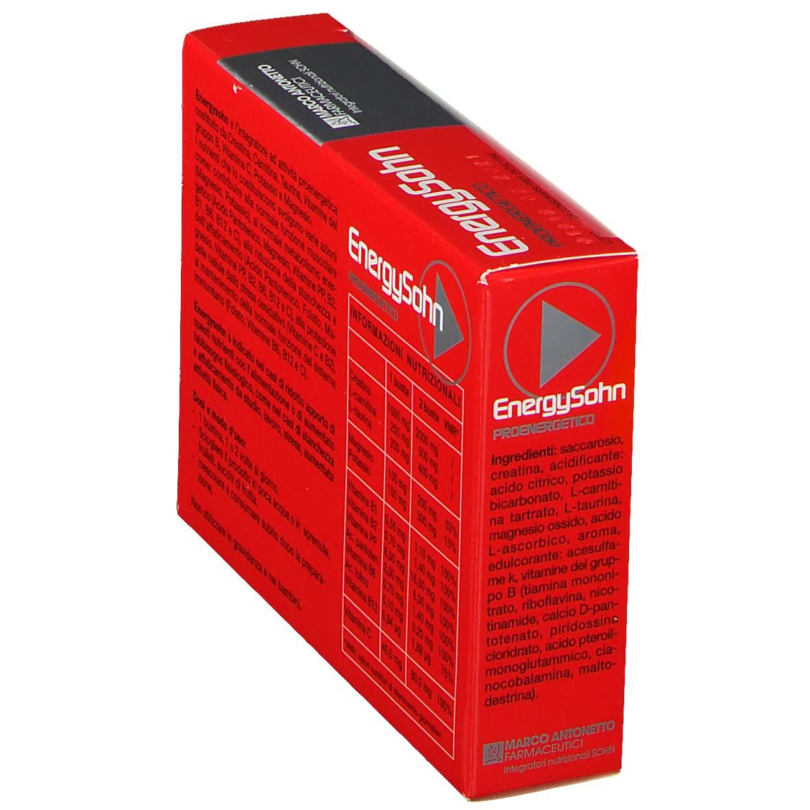 Integratore EnergySohn vitamine e minerali, 12 bustine
