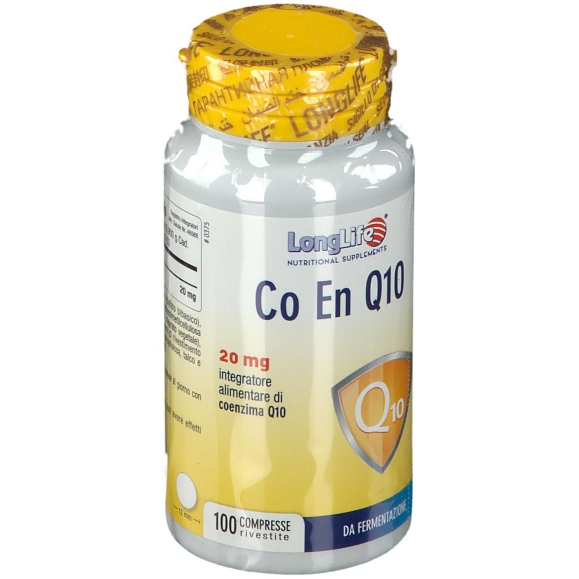 LONGLIFE CO EN Q10 20MG 100 COMPRESSE RIVESTITE