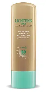 LICHTENA SOLE CREMA VISO ANTIETA' ANTIMACCHIA SPF50 50 ML LICHTENA SOLE CREMA VISO ANTIETA' ANTIMACCHIA SPF50 50 ML