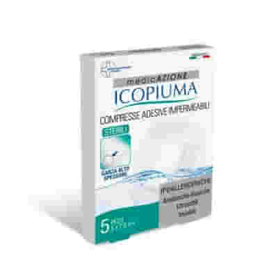 ICOPIUMA GARZA COMPRESSA MEDICATA POSTOPERATORIA 5X7,5 CM 5 PEZZI