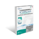 ICOPIUMA GARZA COMPRESSA MEDICATA POSTOPERATORIA 10X7,5 CM 4 PEZZI