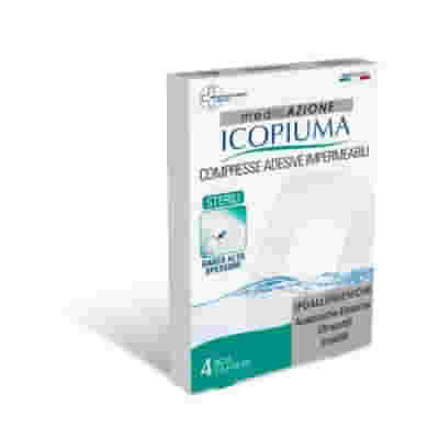 ICOPIUMA GARZA COMPRESSA MEDICATA POSTOPERATORIA 10X7,5 CM 4 PEZZI