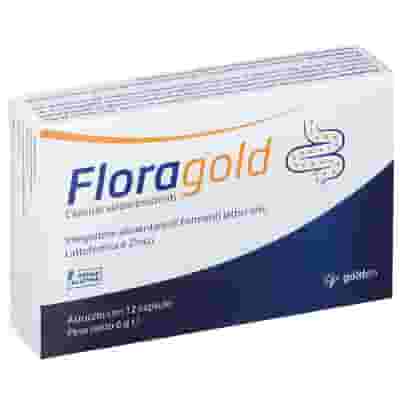 Integratore Floragold con fermenti lattici e zinco, 12 capsule