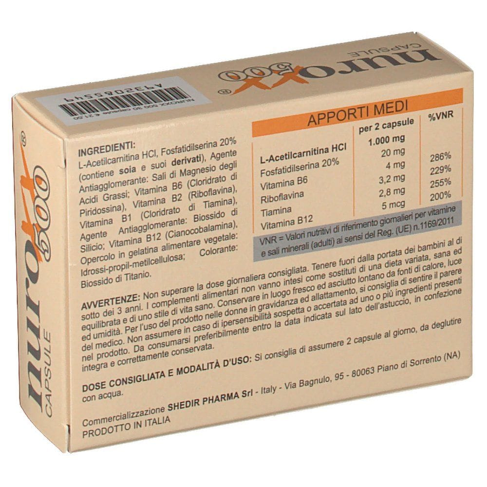 NUROXX500 30 CAPSULE