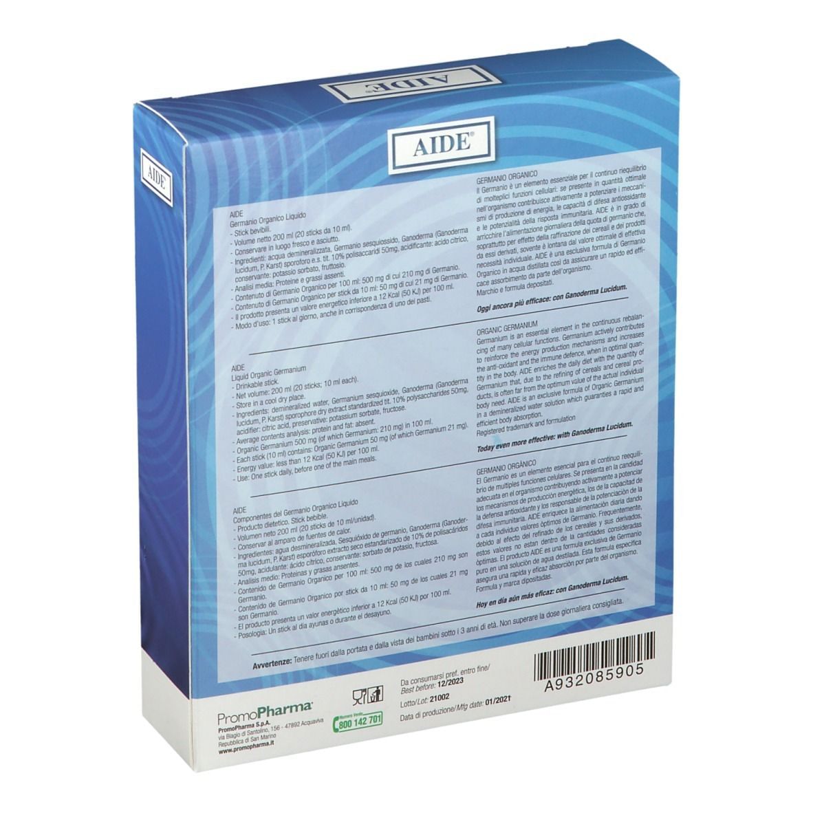 AIDE GERMANIO 20 STICK 10 ML