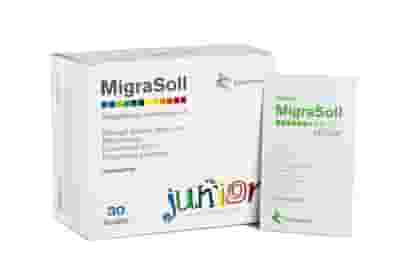 Integratore Migrasoll Junior per bambini, 30 buste