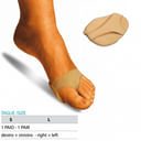 ORIONE OK PED G118 CUSCINETTO METATARSALE GEL POLIMERO 1 PAIO DESTRO + SINISTRO MISURA S 1 PAIO