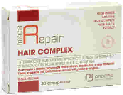 Integratore Maca Repair Hair Complex per capelli, 30 compresse