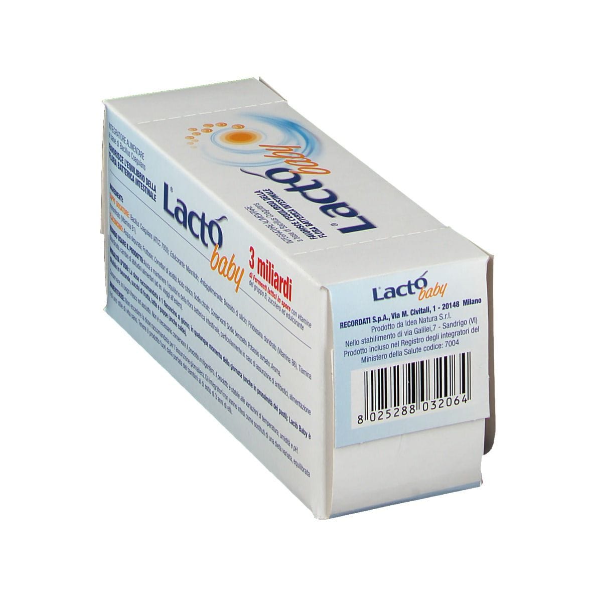 Integratore Lacto Baby per la flora intestinale, 12 flaconcini