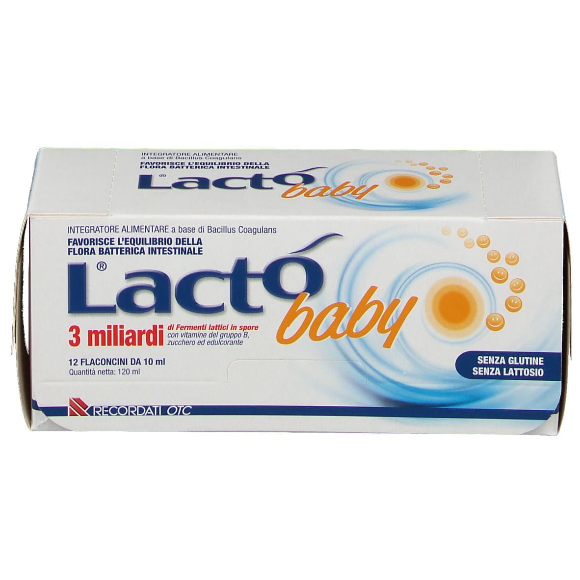 Integratore Lacto Baby per la flora intestinale, 12 flaconcini