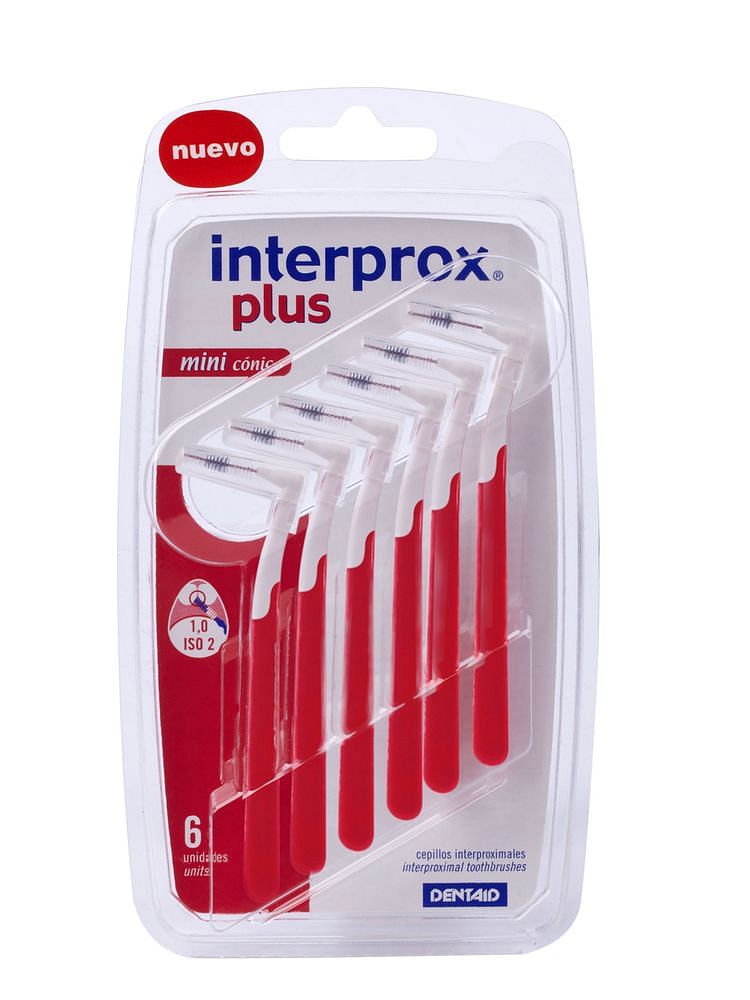 Interprox Plus Miniconico Rosso 6 Pezzi