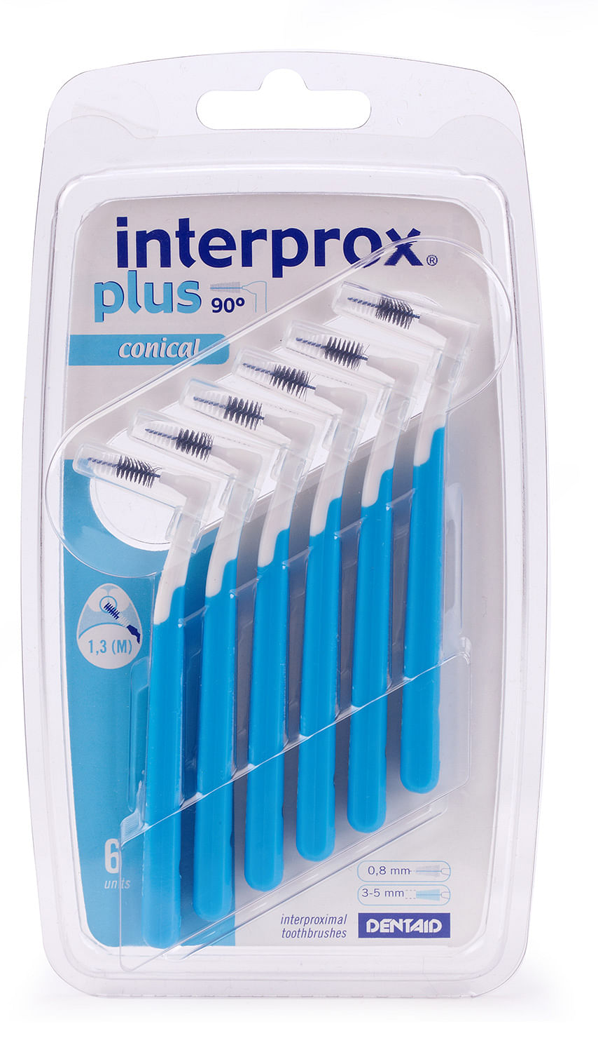 Interprox Plus Conico Blu 6 Pezzi