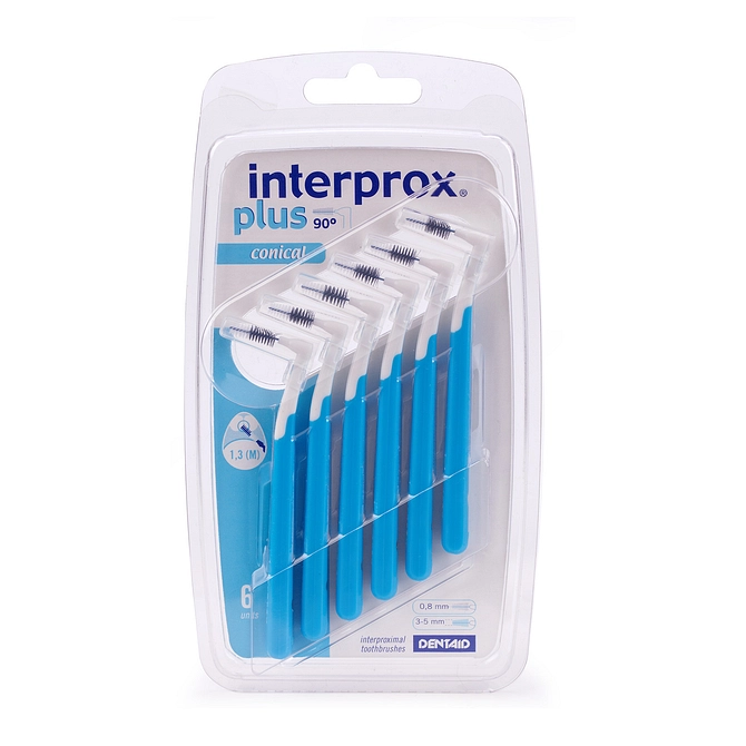 Interprox Plus Conico Blu 6 Pezzi